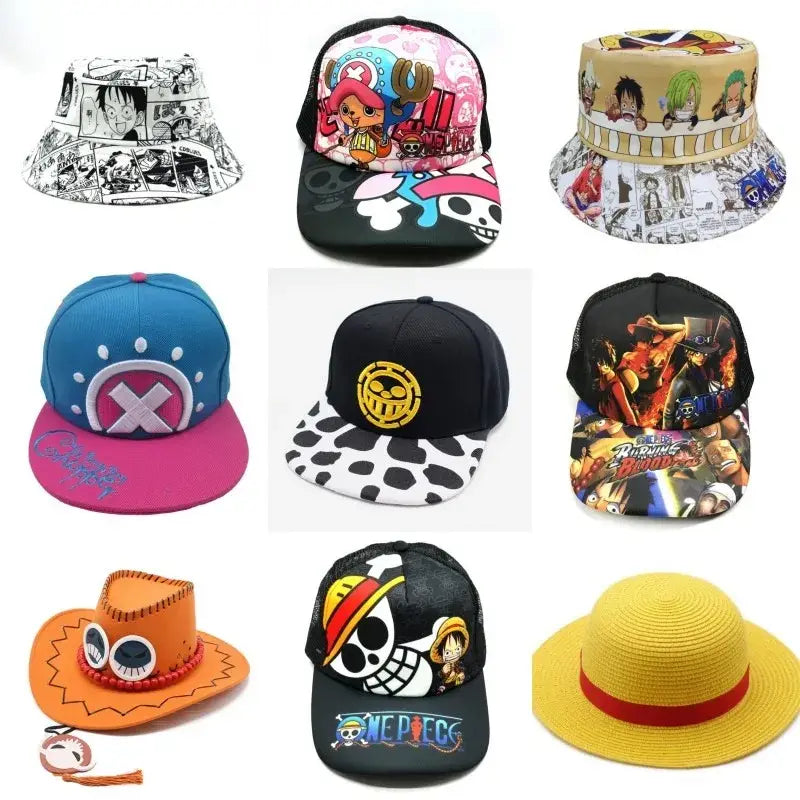 Set Sail with Style: One Piece Anime Bucket Hats!