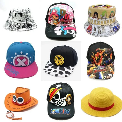 Set Sail with Style: One Piece Anime Bucket Hats!