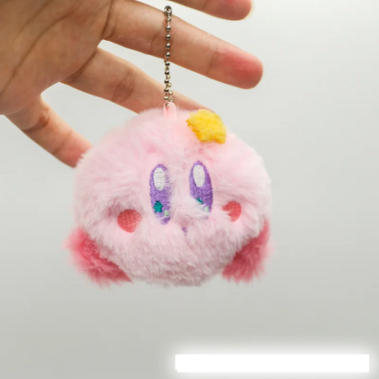 Pink Puff Plush Keychain - Carry the Magic Everywhere! 🌟