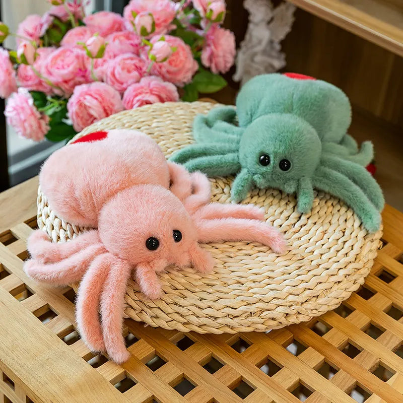 Cuddle Your Fears Away with Our Adorable Spider Plush Pillows!