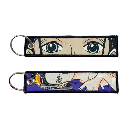 Embark on Every Journey with One Piece Embroidered Character Key Tags!