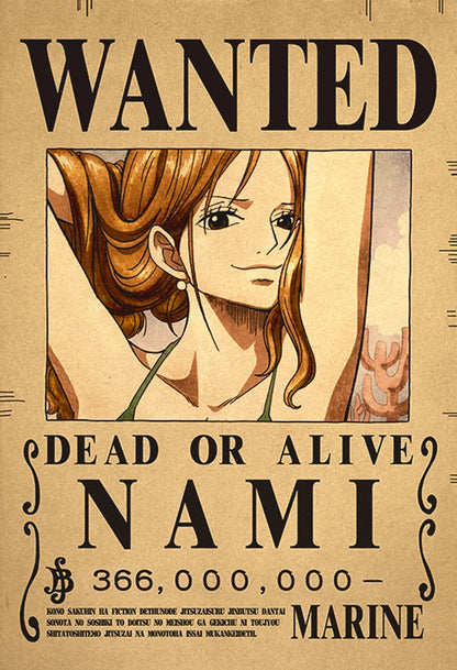 One Piece Straw Hat Wanted Posters Set 🏴‍☠️ | 10-Piece Collection