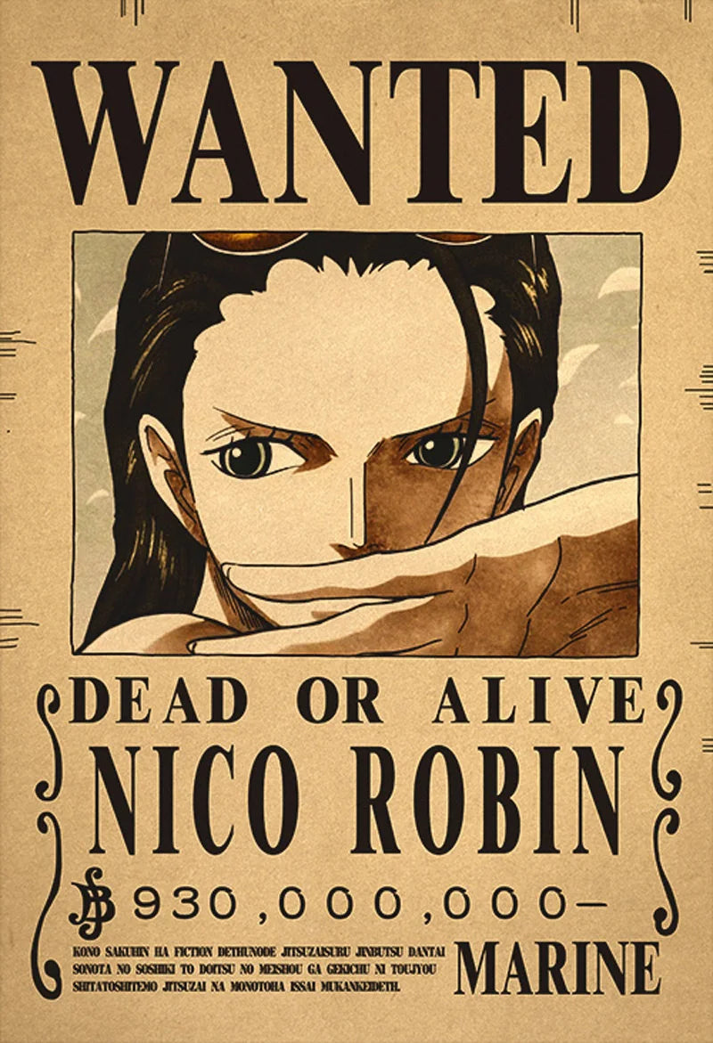 One Piece Straw Hat Wanted Posters Set 🏴‍☠️ | 10-Piece Collection