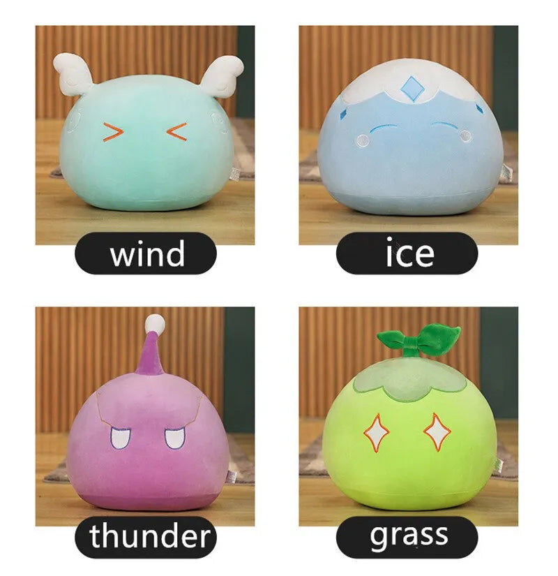 Genshin-Inspired Plush Keychains - Adventure Charms (Sold Individually)