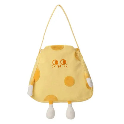 Canvas Crossbody Bag Cheese Doll 🧀🎒