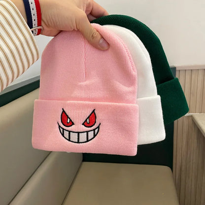 🌟 Embrace Winter with Pokémon Magic! Gengar Knitted Beanie Now Available! 🧢❄️