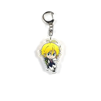 Seven Deadly Sins Acrylic Keychains 🎉 | Meliodas, Ban, Diane & More