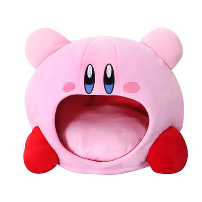 Kirby-Inspired Peripheral Plush Doll - The Ultimate Kawaii Nap Pillow and Pet Bed! 🧸