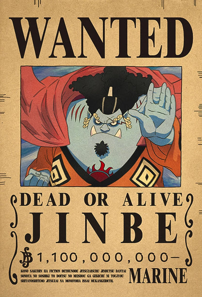 One Piece Straw Hat Wanted Posters Set 🏴‍☠️ | 10-Piece Collection