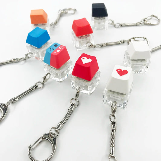 Introducing: Mechanical Keyboard Key Cap Axle Tester Keychain - Geeky Fun on the Go!