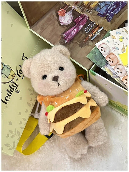 Burger Bear Crossbody Bag - Fun and Functional Fashion! 🍔🐻