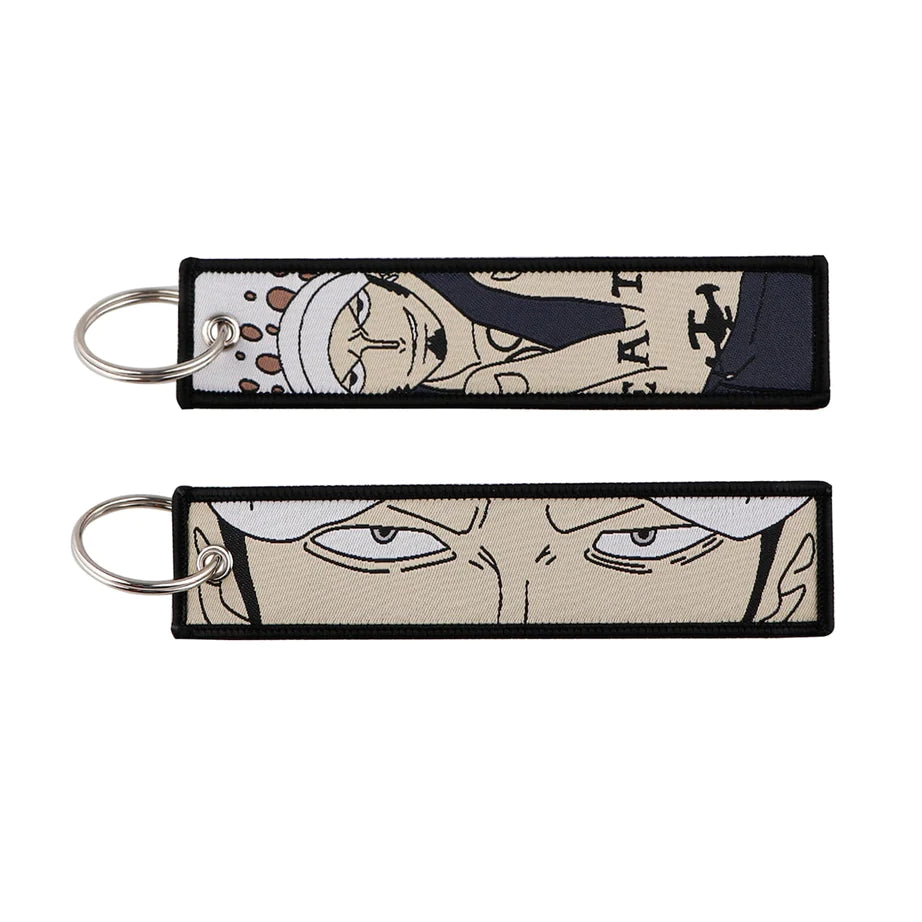 Embark on Every Journey with One Piece Embroidered Character Key Tags!