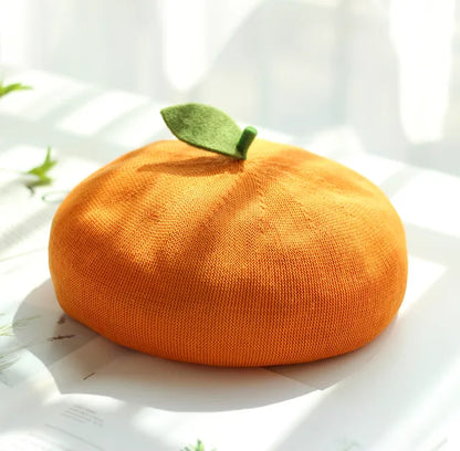 Fruit Inspired Handmade Beret Hats - Sweeten Your Style!