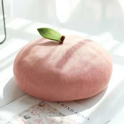 Fruit Inspired Handmade Beret Hats - Sweeten Your Style!