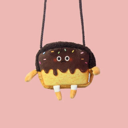 Yummy Toast Bread Coin Purse & Keychain Clip – Your Slice of Kawaii Convenience!