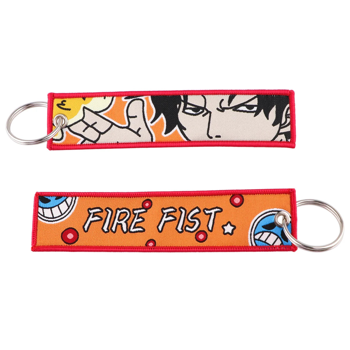 Embark on Every Journey with One Piece Embroidered Character Key Tags!