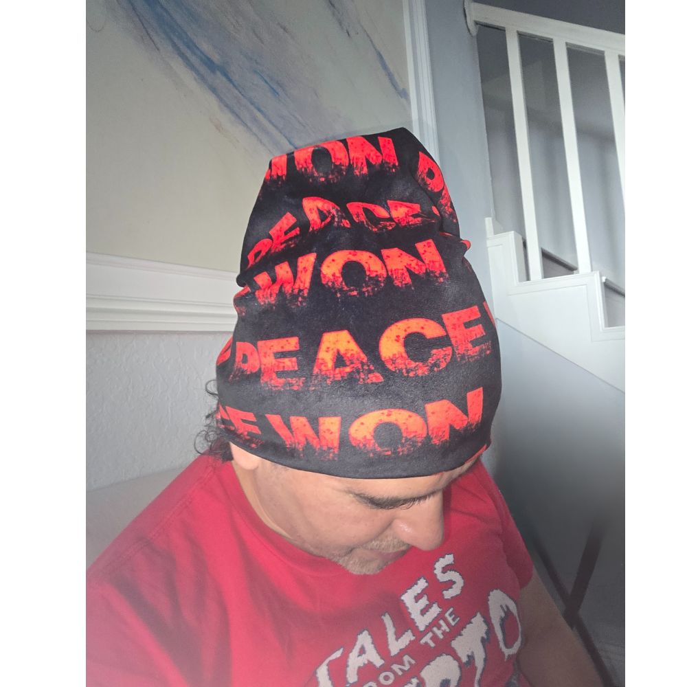 🧢 "Peace Won" Signature Beanie – Cozy, Cool, and Unisex! 🧢