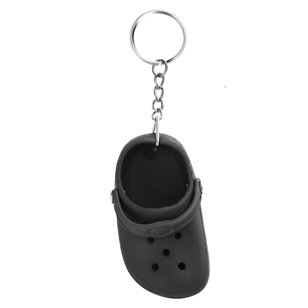 Y2K Nostalgia Mini Crocs Keychains - Pop of Color for Your Keys!