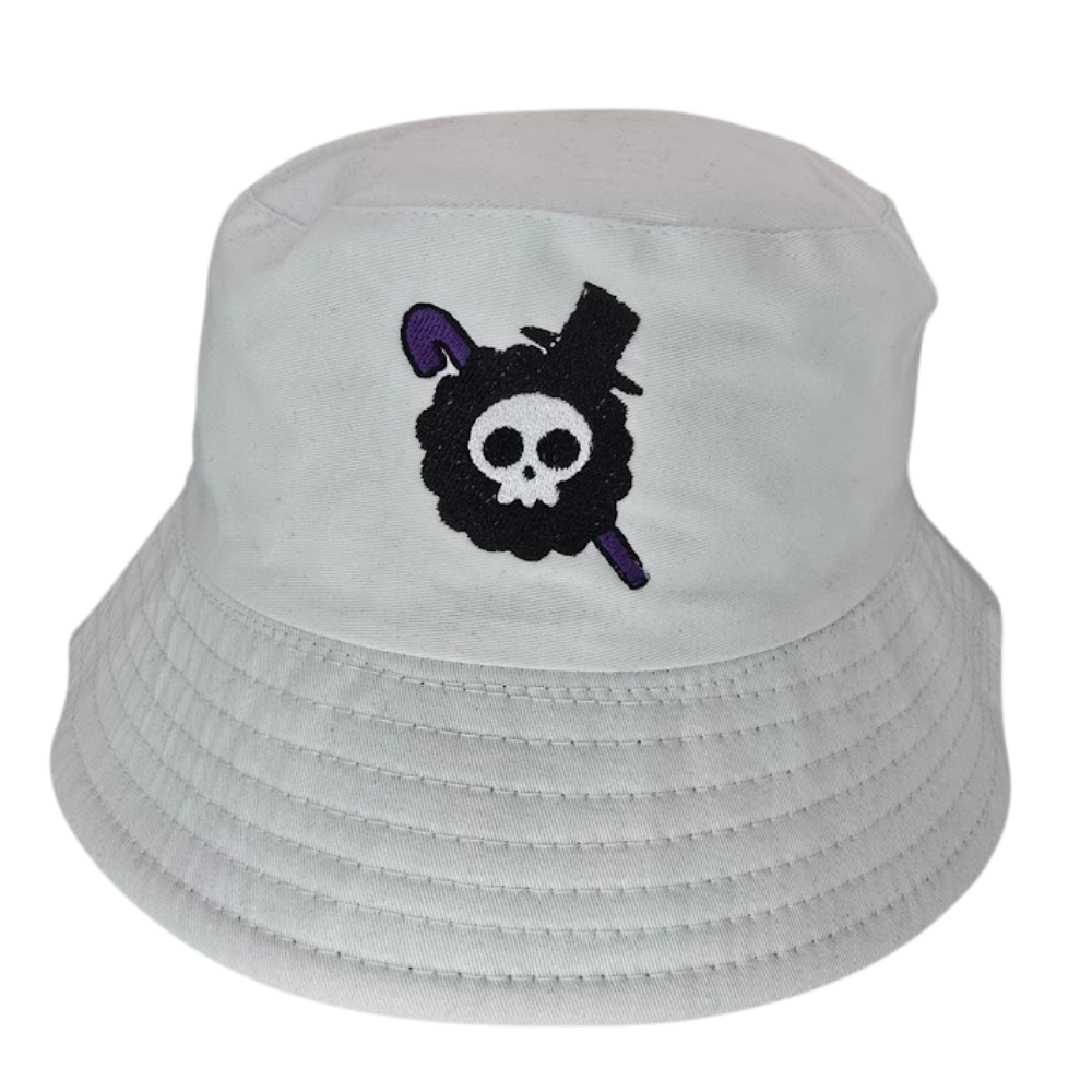 Pirate Straw Crew Bucket Hat 🧵✨