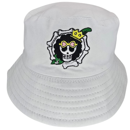 Pirate Straw Crew Bucket Hat 🧵✨