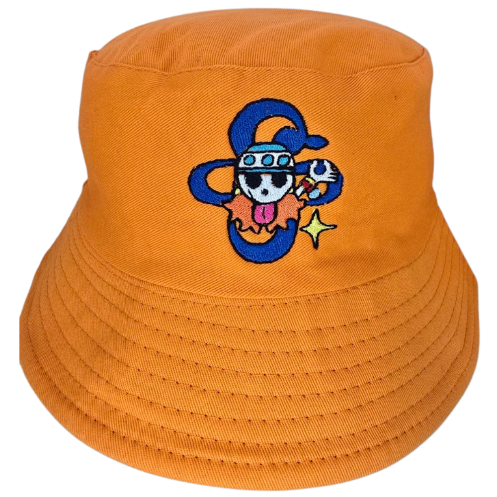 Pirate Straw Crew Bucket Hat 🧵✨