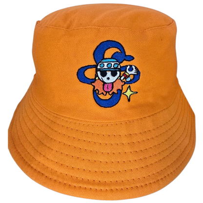 Pirate Straw Crew Bucket Hat 🧵✨