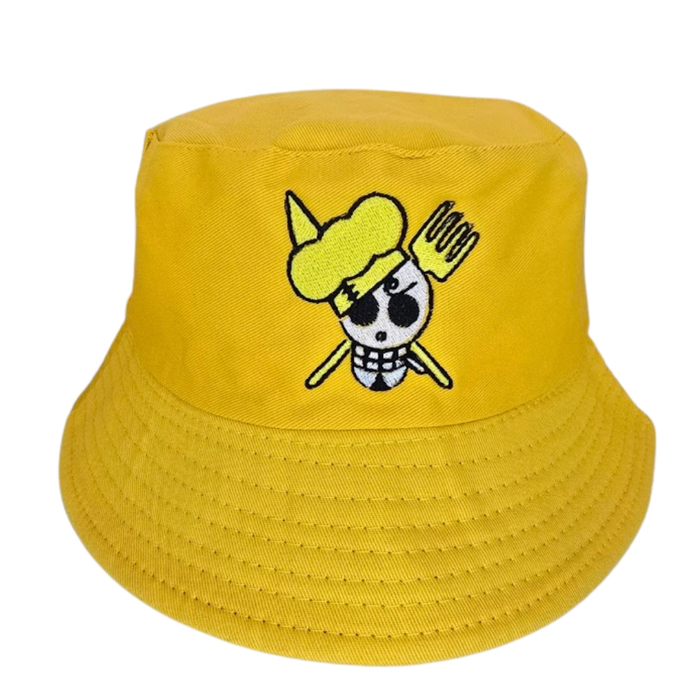 Pirate Straw Crew Bucket Hat 🧵✨