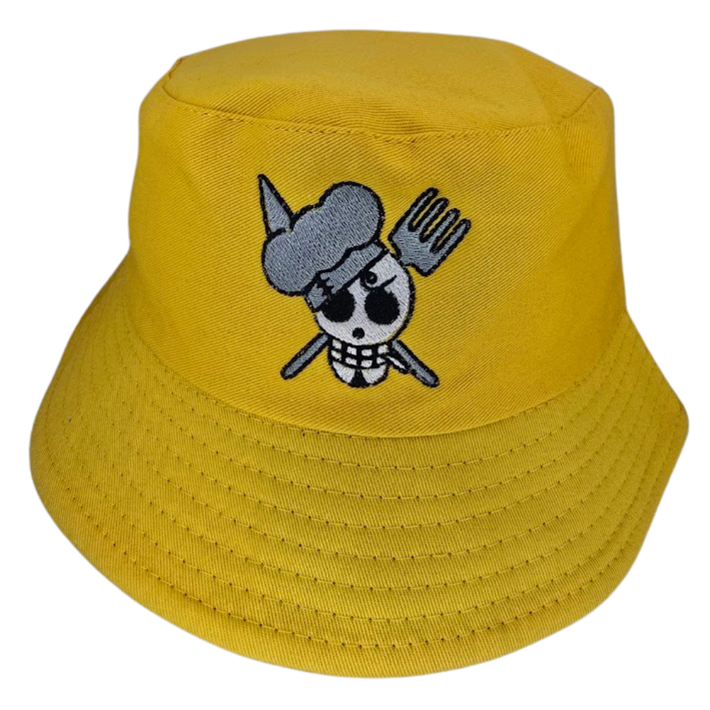 Pirate Straw Crew Bucket Hat 🧵✨