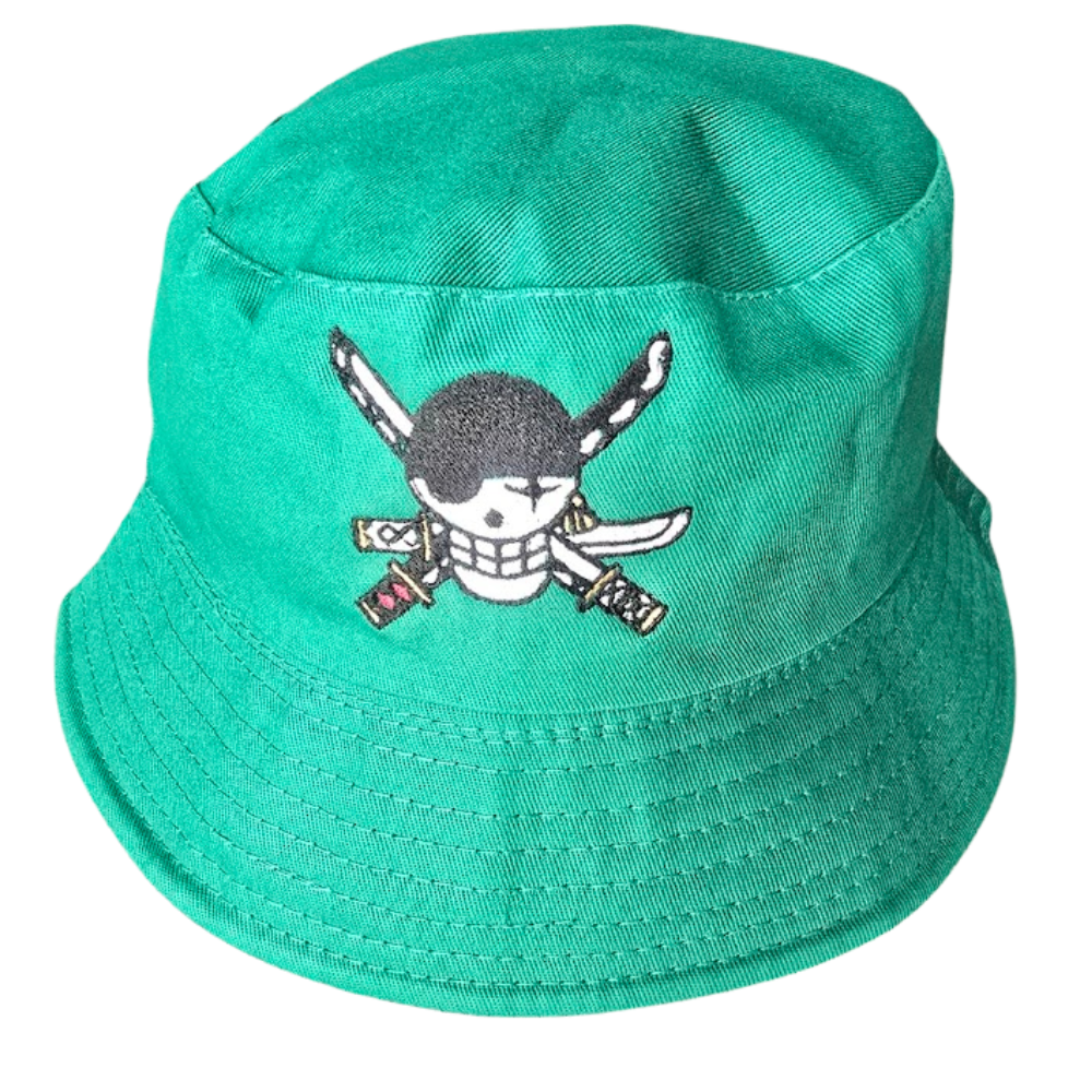 Pirate Straw Crew Bucket Hat 🧵✨