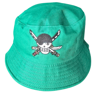 Pirate Straw Crew Bucket Hat 🧵✨