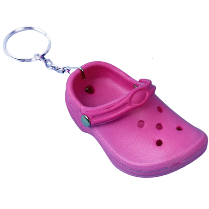 Y2K Nostalgia Mini Crocs Keychains - Pop of Color for Your Keys!