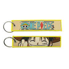 Embark on Every Journey with One Piece Embroidered Character Key Tags!