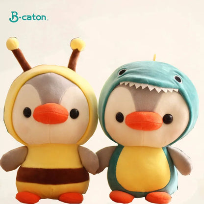 Enchanting Penguin Plush Decor: Dino & Bee Edition!