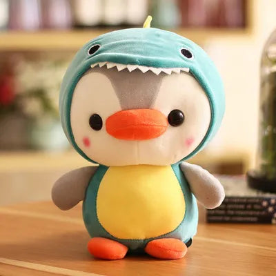 Enchanting Penguin Plush Decor: Dino & Bee Edition!