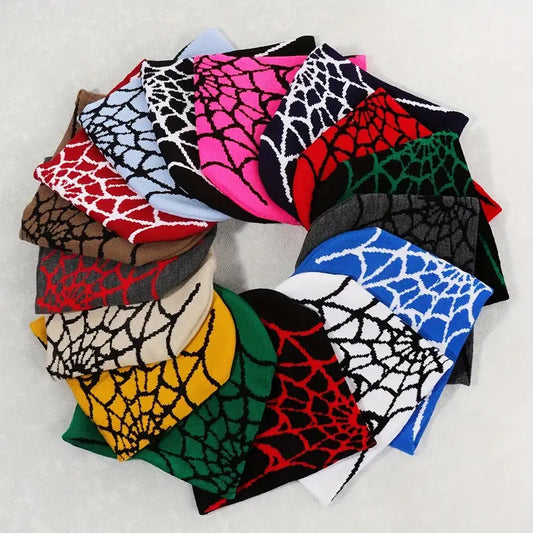 Spider Web Beanies | Bold and Stylish Winter Accessories