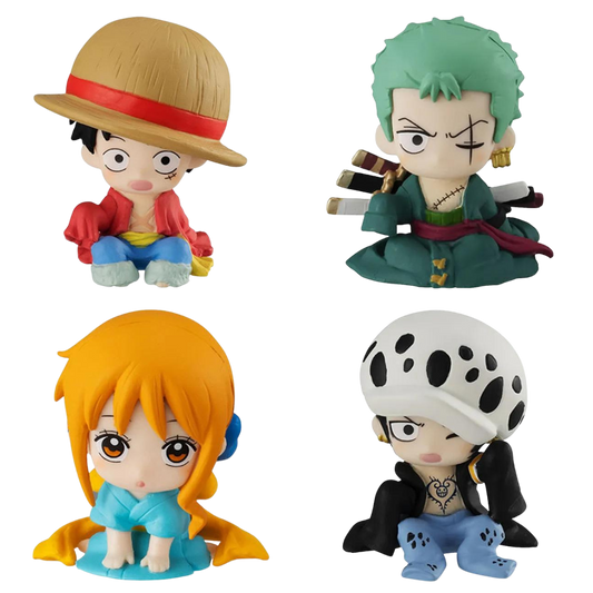 Tiny Titans of the Sea - One Piece Toddler-Styled Mini Figures