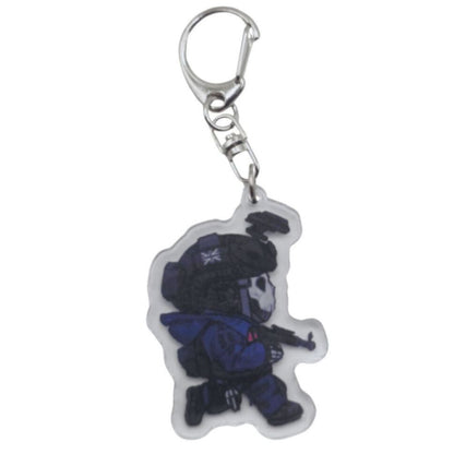 🎖️ Military Game Ghost Chibi Keychains – Compact Courage, Endless Charm! 🎖️