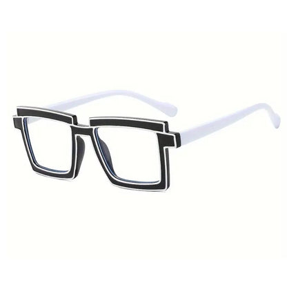 👓 Stylish 2D Glasses – Vintage Full-Rim Frames for Men & Women! 👓