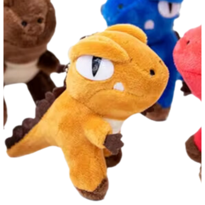 Dinosaur Plush Keychain - Add a Roaring Touch of Fun to Your Everyday! 🦖