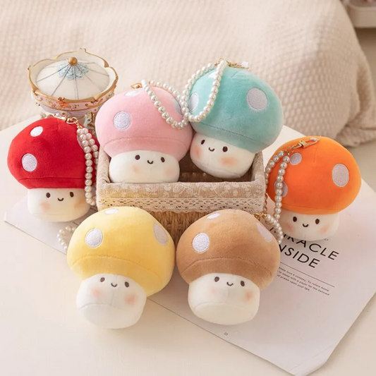 Enchanted Forest Mushroom Keychain – 10cm of Whimsical Wonder!