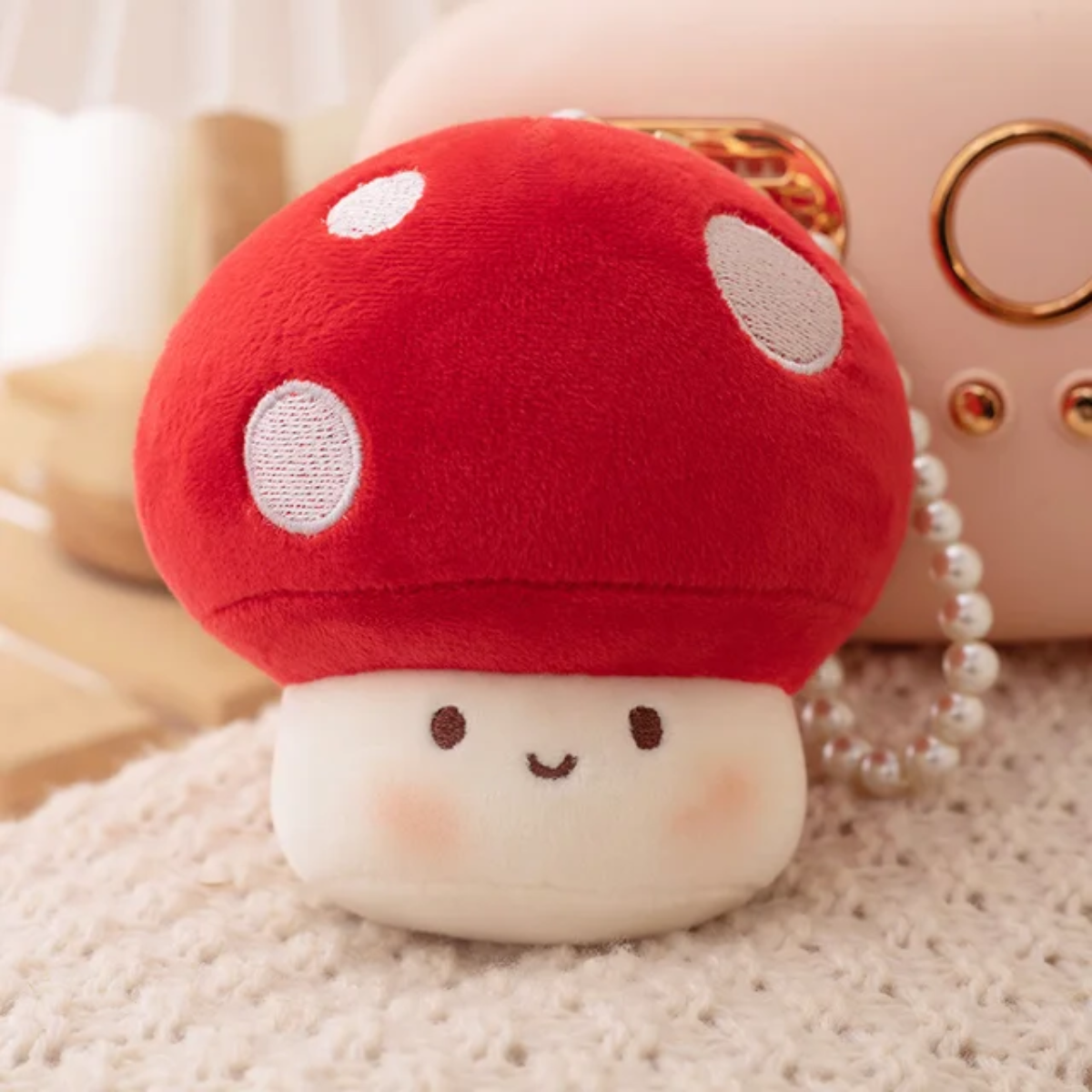 Enchanted Forest Mushroom Keychain – 10cm of Whimsical Wonder!