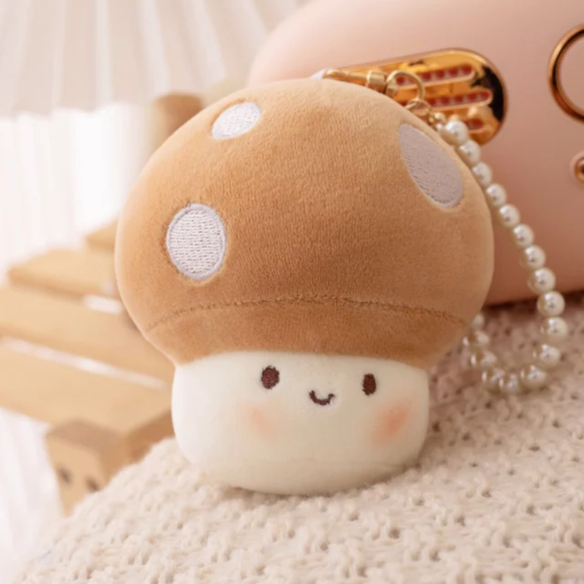 Enchanted Forest Mushroom Keychain – 10cm of Whimsical Wonder!