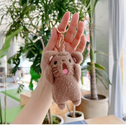 Pocketful of Cuteness: Plush Animal Keychains!