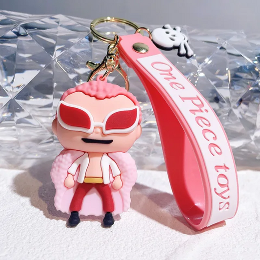 6 cm Donquixote Doflamingo PVC Keychain from One Piece: Your Pocket-Sized Piece of the Grand Line