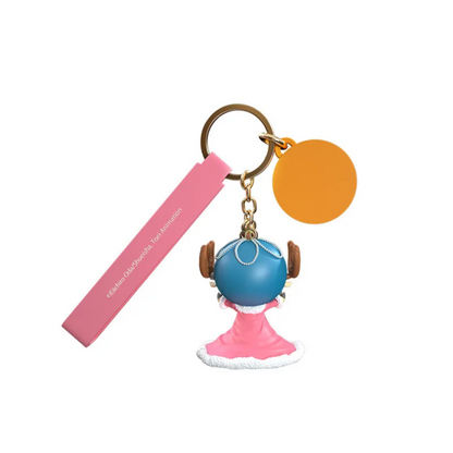 6-8 cm One Piece Monkey D. Luffy and Tony Tony Chopper PVC Keychains: Your Pocket-Sized Piece of the Grand Line