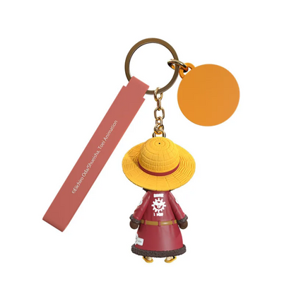 6-8 cm One Piece Monkey D. Luffy and Tony Tony Chopper PVC Keychains: Your Pocket-Sized Piece of the Grand Line