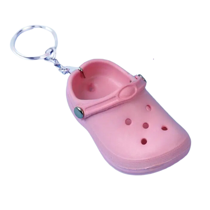 Y2K Nostalgia Mini Crocs Keychains - Pop of Color for Your Keys!