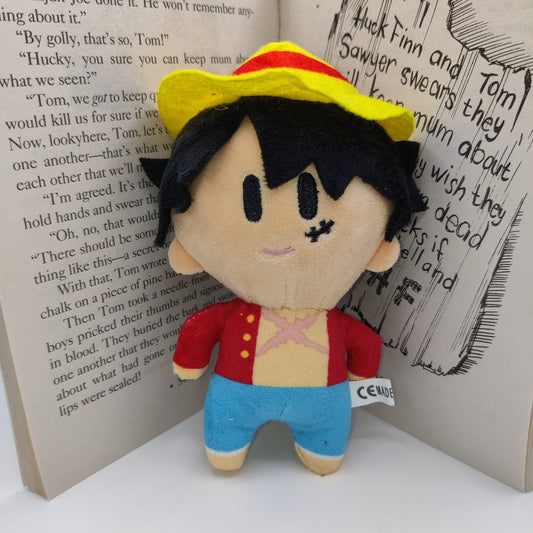 🔑 Cartoon 13cm One Piece Stuffed Plush Keychain Collection - Epic Adventures in Miniature Form! 🏴‍☠️