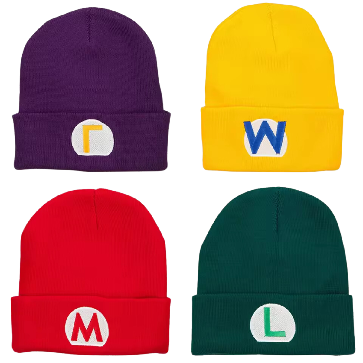 Super Mario and Luigi Beanies | Iconic Gamer Style for Adults