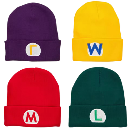 Super Mario and Luigi Beanies | Iconic Gamer Style for Adults